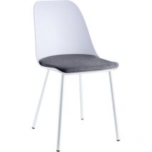 Ainpecca - Set of 2 Dining Chairs with Cushioned Pad Seat and Metal Legs Modern Dining Room Living Room Bedroom Kitchen & Lounge