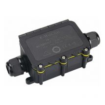AIPERQ 1 Pièce Boîte de Jonction Etanche IP68, Boîte de Dérivation 2 Voies Connecteurs Boîtier Éectrique Extérieur Facile à Installer pour Ø 5-12mm