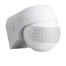 Aiperq - 1x Infrarouge Détecteur de Mouvement - pour l'intérieur et l'extérieur Portée jusqu'à 12m à 180° Rotatif Inclinable IP44 Protection Contre