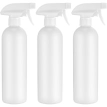 Aiperq - 3 Pièces Bouteilles de Pulvérisation, 500ML Flacon Vaporisateur Spray Vides, Bouteilles de Pompe Plastique pour Jardin Plante Cheveux