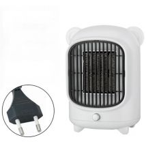 Chauffage d'appoint,500W Mini Chauffage Radiateur Electrique,2 Modes Radiateur Soufflant Salle de Bain,Protection Contre Surchauffe et L'inclinaison