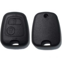 Clé de Rechange avec vis télécommande 2 Boutons pour Citroën C1 C2 C3 C4 C5 Xsara Picasso Saxo Berlingo Toyota Aygo Peugeot 103 106 107 206 207 208