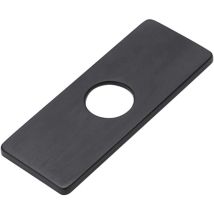 Couvercle de trou d'évier, plaque de pont pour robinet de cuisine pour lavabo de salle de bain, rosace de robinet de salle de bain en nickel brossé