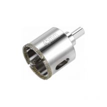 Aiperq - Diamant-Glaslochsägenbohrer mit Zentrierbohrer für Glas, Keramikfliesen, 45 mm