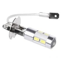 Aiperq - Feu de voiture Super lumineux Led H3 10SMD 6000 10, 5630 k 12V, décodage d'ampoule de conduite, antibrouillard 2pcs