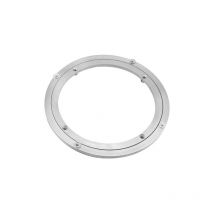 Aiperq - Lazy Susan-Drehteller aus Aluminiumlegierung, Hochleistungs-Drehteller mit drehbarem Lager, glatter runder Esstisch (18 Zoll)