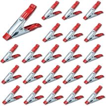 Aiperq - Metal Spring Clamp 25 Pinces Metal Spring Clamps Pince à Ressort Serre Joint à Ressort en Métal Pinces à Colle en Métal