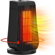 Radiateurs d'appoint pour usage intérieur Radiateur électrique oscillant portatif Radiateur électrique en céramique avec thermostat Chauffage rapide