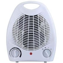 Termoventilatore da Bagno - Ventilatore Riscaldamento Ausiliario - Basso Consumo - Silenzioso - 2000 w - Bianco - Aiperq