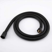 Tuyau de douche en acier inoxydable noir raccords de pommeau de douche à main tuyaux accessoires de salle de bain tuyau en caoutchouc tuyau de
