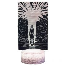 Aiperq - Veilleuse 3D led lumière visuelle stéréo coloré plug-in petite lampe de table