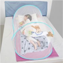 Zanzariera da Viaggio - Zanzariera da Letto - Tenda da Viaggio Pieghevole Pop Up - Zanzariera Pieghevole per Letto Singolo - Zanzariera da Campeggio