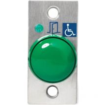 Bpnonfcv Pulsador empotrable con seta - Zumbador e indicador luminoso - Aiphone