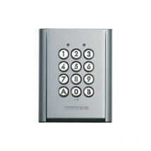 Teclado antivandálico de superficie, retroiluminado 100 códigos 2 relés 12/24vac-cc - AC10S - Aiphone