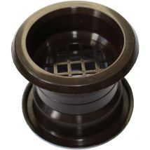 Airroxy - 4x brun couleur collier cercle Mini évent grille ventilation porte couvercle