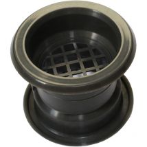 Airroxy - 4x graphit couleur collier cercle Mini évent grille ventilation porte couvercle