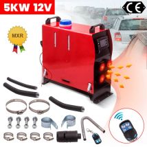 5000W Air diesel Heater lcd Remote 2KW-5KW 12V for Truck MotorHomes Bus 4-Hole