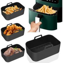 Air Fryer Pot En Silicone,3d Pot En Silicone Pour Friteuse à Air Silicone Air Fryer Liner Air Fryer Basket,Air Fryer Rack Accessoire Pour Air