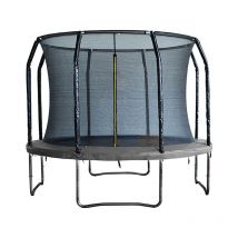 14ft Trampoline with Enclosure Black - Air League