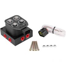 Jeffergarden - Air Ride,Air Ride Valve,Air Ride Suspension Solenoid,Air Ride 12V 12.6W 0‐300Psi Electrovanne Air Ride Suspension Manifold Valve Bloc