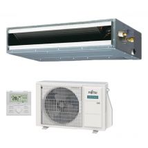 Acondicionador de aire Fujitsu Aire acondicionado por conductos Cabezal bajo kl Serie eco 18000 btu R-32 ARXG18KLLAP Control a+ Excluido