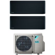 Aire acondicionado Daikin bluevolution dual split inverter aire acondicionado stylish series total blackwood 7+12 con 2mxm40a r-32 wi-fi integrado