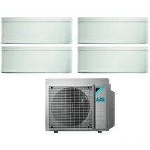 Daikin - aire acondicionado bluevolution four split inverter aire acondicionado stylish blanco serie 5+5+12+12 con 4mxm80n r-32 wi-fi integrado