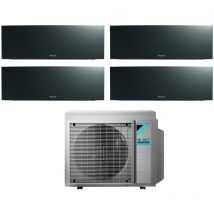 aire acondicionado daikin bluevolution four split inverter serie emura black iii 7+9+9 con 4mxm68n r-32 wi-fi integrado 7000+9000+9000 color negro