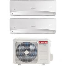 Ariston - aire acondicionado dual split inverter prios 9000+12000 btu r-32 wi-fi opcional 9+12 dual 50 xd0-o