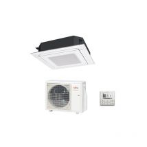 Fujitsu - aire acondicionado cassette 4 vias serie kr circular flow 45000 btu r-32 cod. 3ngf88390 blanco auxg45krlb trifasico - nuevo