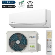 Bilake - Aire acondicionado Split Inverter 3000 frigorías, bomba de calor, frio calor, a++, a+++, R32 gas más ecológico con Modulo WiFi