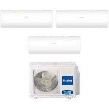 Haier - Aire Acondicionado Trial Split Inverter Serie pearl 9+9+12 con 3U70S2SR5FA R-32 Wi-Fi Integrado 9000+9000+12000