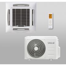 Unical - aire acondicionado cassette 4 vias r-32 36000 btu cs10 36h gas r-32 nuevo