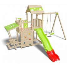 Trigano - Aire de jeux bois 2,20 m zesty xpression - 12 enfants