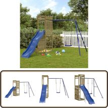 Aire de jeux d'extérieur bois de pin imprégné - Jeux D'extérieurs - Aire De Jeux - Bois - Enfant - Jouet Extérieur