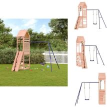 Aire de jeux d'extérieur bois massif de douglas - Aire De Jeux Extérieur - Jeux D'enfants - Jouet Bois - Toboggan Enfant - Balançoire Enfant