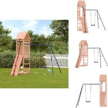 Aire de jeux d'extérieur bois massif de douglas - Aire De Jeux Extérieur - Jeux D'enfants - Jouet Bois - Toboggan Enfant - Balançoire Enfant