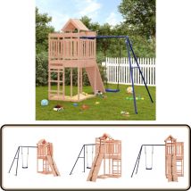 Aire de jeux d'extérieur bois massif de douglas - Aire De Jeux Extérieur - Jeux D'enfants - Jouet Bois - Toboggan Enfant - Échelle Enfant