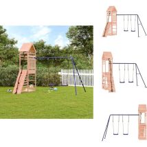 Aire de jeux d'extérieur bois massif de douglas - Aire De Jeux Extérieur - Jeux D'enfants - Jouet Bois - Toboggan Enfant - Échelle Enfant