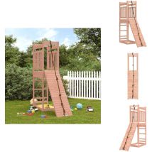 Aire de jeux d'extérieur bois massif de douglas - Ensemble De Jeux Extérieur - Aire De Jeux Bois - Jouet Enfant - Jeux D'extérieur - Bac à Sable
