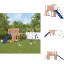 Aire de jeux d'extérieur bois massif de douglas - Ensemble De Jeux Extérieur - Jeux De Plein Air - Aire De Jeux - Toboggan - Balançoire