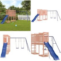 Aire de jeux d'extérieur bois massif de douglas - Jeux D'extérieure - Aire De Jeux - Jouet Enfant - Bois - Toboggan - Home & Living