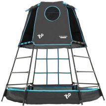 Tp Toys - Aire de jeux métal explorer tour - tapis explorer - hublot - piscine à balles - kit d'ancrage h201 cm