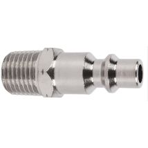 Adaptador aire rápido gran caudal M.1/2 – Acero inoxidable – 1/2 pulgada – Compatible con mangueras de aire