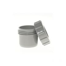 Endstopfen dn 40 mit Schraubverschlusskappe, grau, 51040ES - Airfit