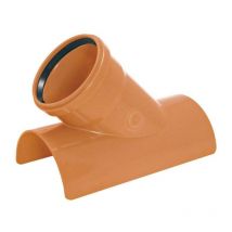 Klebeabzweig 456125KA dn 160 x 125 x 45°, pvc-u - Airfit