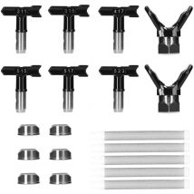 Airless-Farbdüsen und Filter-Set, umkehrbare Spritzmaschinen-Spitzen, Airless-Farbspritzdüsen-Filter-Set