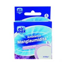 Airmax assorbiumidita' mini tab ricarica lavanda - 2 ricariche 100 gr. ciascuna