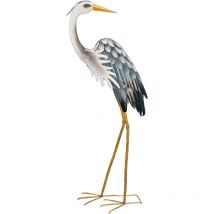Airone in metallo XL 100 cm