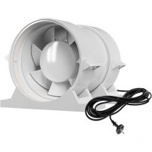 PRO-160 mm Extracteur Ventilateur d'Air,Conduit en Ligne, Économe en Énergie, pour Salle de Bain,WC,Toilette,Tente,Serre,Cuisine,